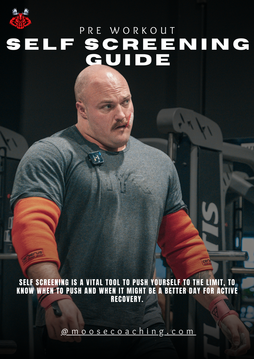 Pre Workout Self Screening Guide – Moose Coaching