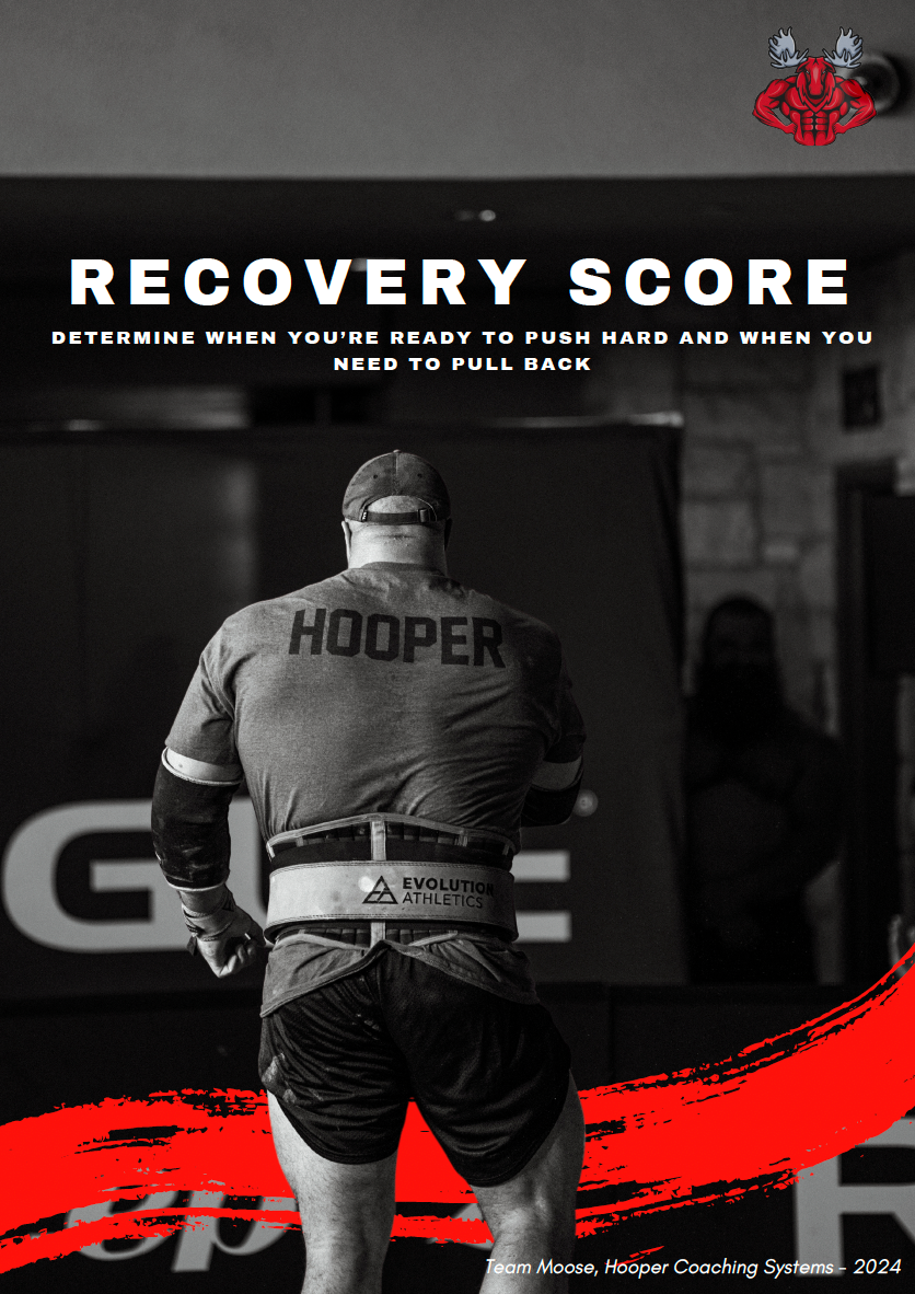RECOVERY SCORE WORKSHEET